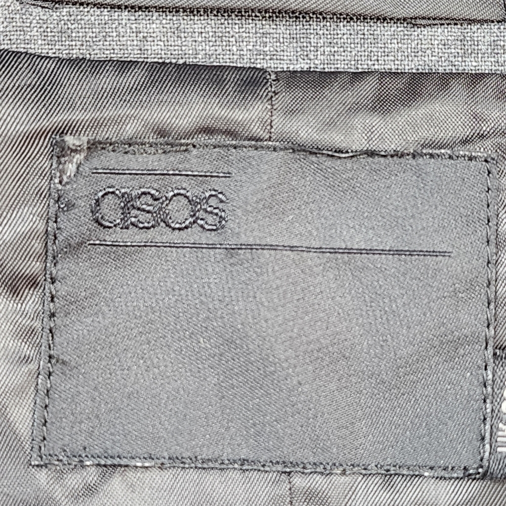 Asos Men's Single Breasted Grey Suit Jacket - 36R - Picture 3 of 8
